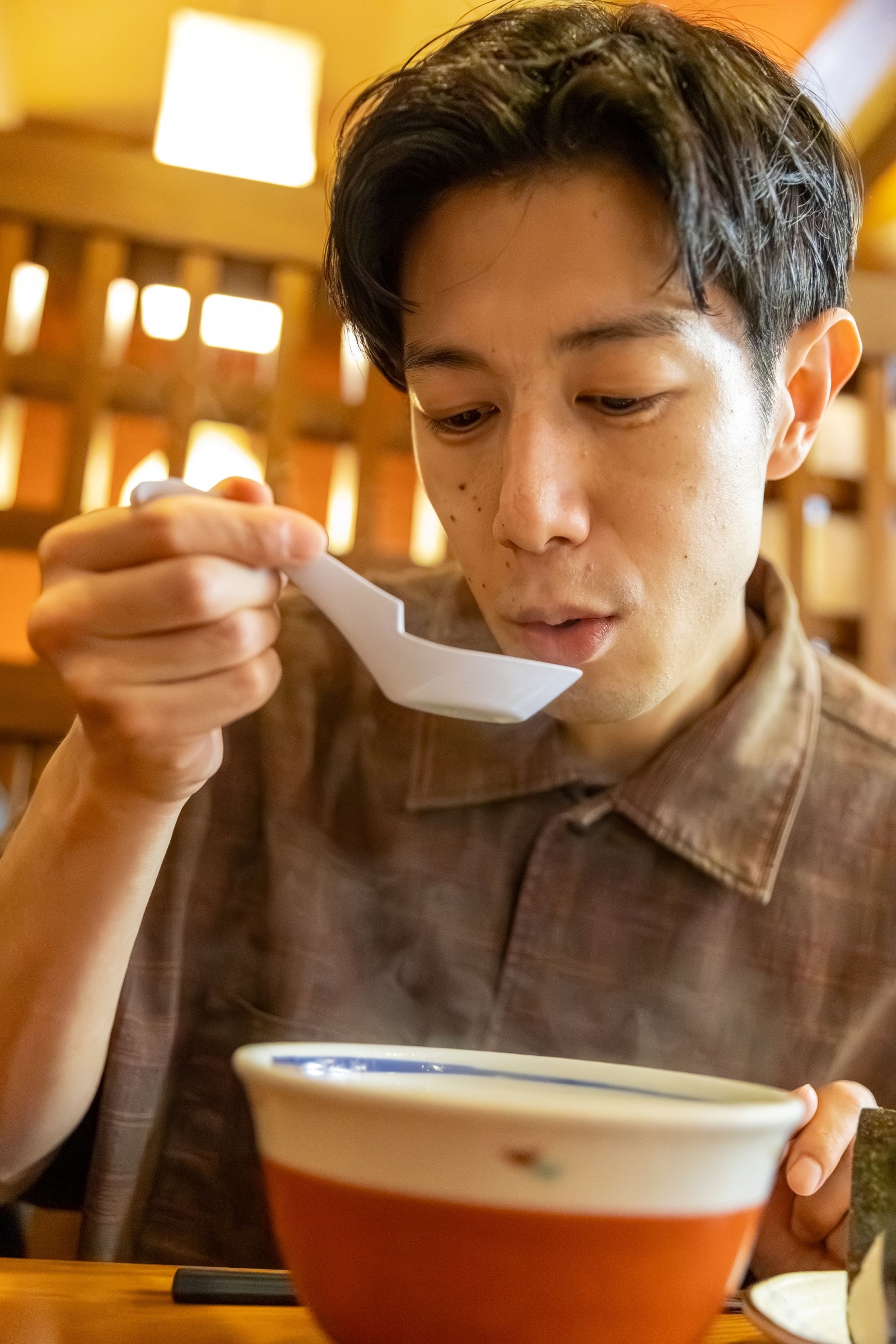 奄美大島　鳥しん　ランチ　山羊汁